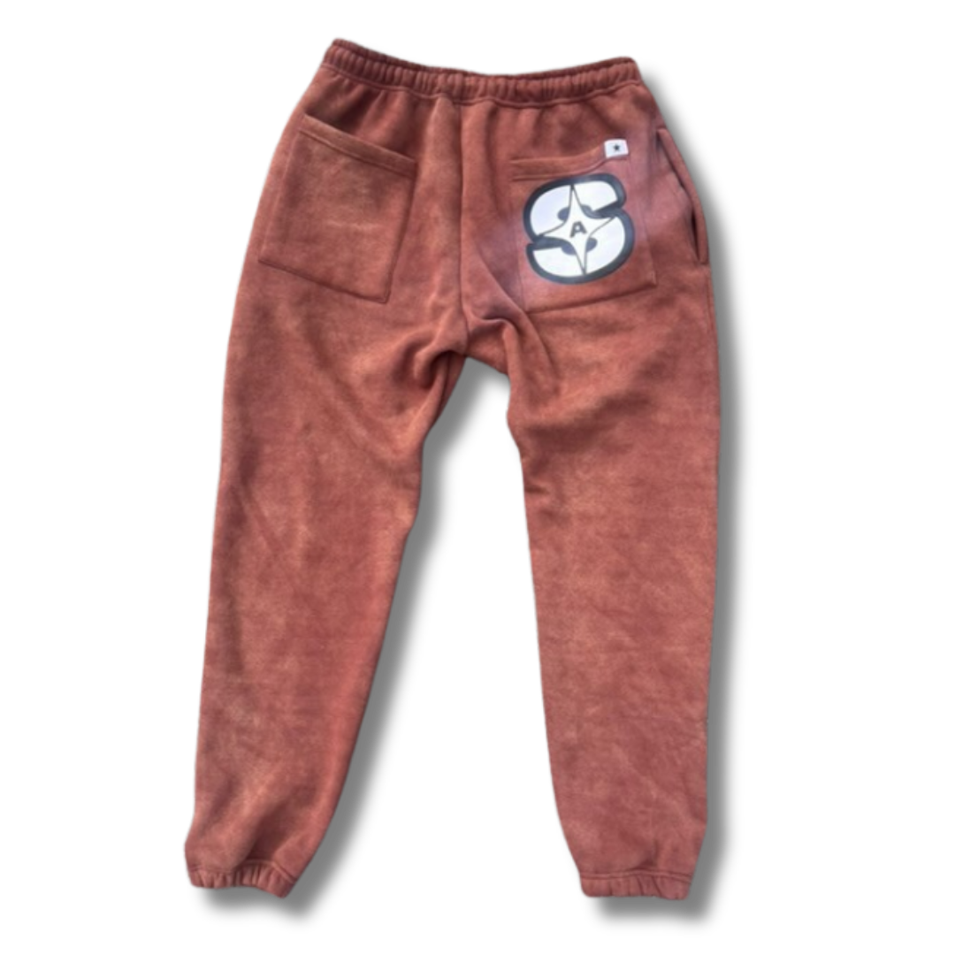 "SOIL" BROWN TRANQUIL SWEATPANTS